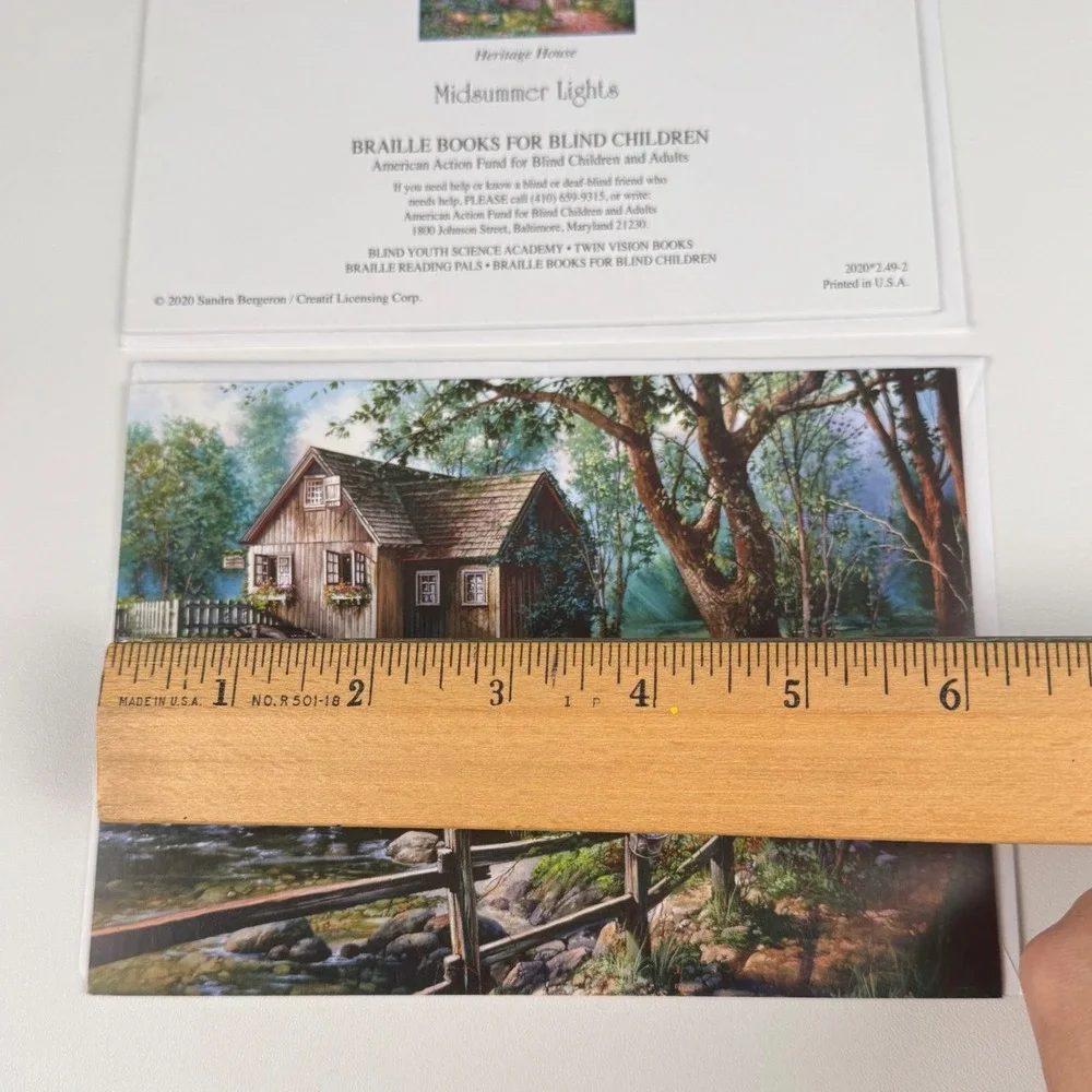Sandra Bergeron Midsummer Lights Greeting‎ Card Set Jenny's Mill Heritage House